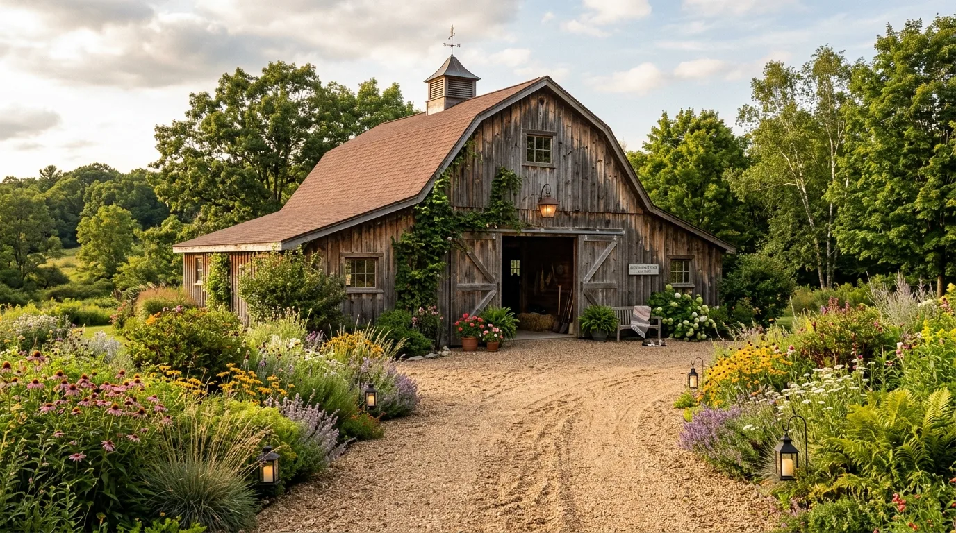 10 Barn Landscaping Ideas for a Rustic Feel